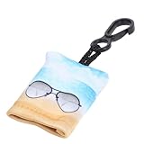 Beaupretty Brillenputztuch Mikrofaser Weich mit Karabiner...