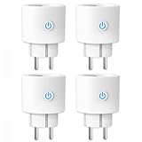 ANTELA WLAN Smart Steckdose mit Strommessung 16A, Smart Home Steckdose...
