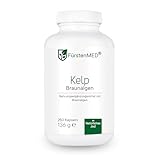 FürstenMED® 250 Kelp Kapseln mit 315µg Jod pro Kapsel - Kelp Algen...