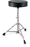 XDrum Schlagzeughocker Semi - Höhenverstellbarer Drum Hocker, verstellbar...
