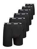 Comfneat Herren 6-Pack Boxershorts Baumwolle Langes Bein Retroshorts Weiche...