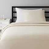 Amazon Basics 2-teiliges Flanell-Bettwäsche-Set, Bettdeckenbezug 135 x 200...