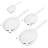 YITYDaMai 4 Stk Küchensieb Plastik Set, Nudelsiebe Feinmaschig,...