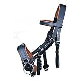 Brama West Leder Kappzaum gepolstert - Gr. Full