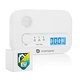 Smartwares Kohlenmonoxid melder, 10 Jahre Sensor, 1.5 Testsieger Wertung,...