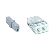 Best Price Square Connector, Lighting, 2.5MM, Grey 224-201 by WAGO & WAGO®...