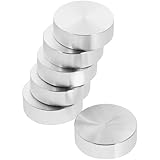 Sosoport 6 Stück Aluminium Scheiben Adapter für Glasplatten Dicke Runde...