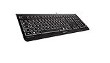 CHERRY KC 1000, Kabelgebundene Tastatur, Deutsches Layout (QWERTZ), Plug &...