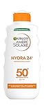 Garnier Ambre Solaire Hydra 24H Sonnenschutz-Milch LSF 50+, schnell...