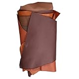 Langlauf Schuhbedarf 1KG Lederstücke Braun - Lederstücke - Zuschnitte aus...