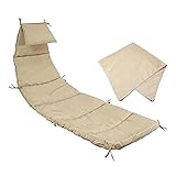 Stilvolles Ersatzkissen und Regenschirm aus Stoff für Hängematte, Stuhl,...