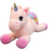 Georgie Porgy Plüsch Einhorn Farbblock Teddy Kuscheltier Tier Plüschtier...