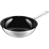 Silit Wuhan Wokpfanne Induktion 28 cm, Wok Edelstahl beschichtet,...