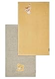 Sterntaler Kinderhandtuch Doppelpack Giraffe & Löwe 50x30cm – Handtuch...
