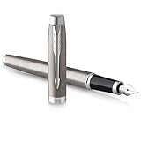 Parker IM Füller | Edelstahl mit Chrom-Zierteilen | Füllfederhalter mit...