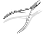 Feine Nagelzange Eckenzange 11,5 cm SUPER SPITZ für tief eingewachsene...