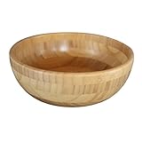 pandoo Bambus Schüsseln | Obstschale, Schüssel Set, Salatschüssel Bambus...