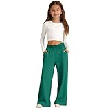 Figdews Jungen Jogginghose,Weites Bein Reithose Kinder Baggy Sporthose mit...