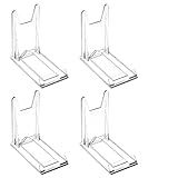 Nogeqi 4 Stück Acryl Display Ständer, Verstellbar Tellerständer, Acryl...