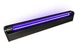 SATISFIRE® Schwarzlicht LED-UV-Röhre 60cm Komplettset | 10W High Power |...