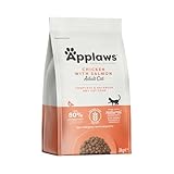 Applaws Katzentrockenfutter Adult, Huhn mit extra Lachs, getreidefrei und...