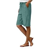 Generisch Bermuda Shorts Damen Kurze Sporthose - Sommer Knielang Sport...