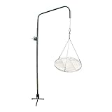 Edelstahlrohr Grillgalgen + 75 cm Edelstahl Grillrost nur 10 mm lichter...