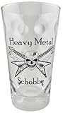 Heavy Metal Schobbe Dubbeglas 0,5 L - Pfalz Schorleglas