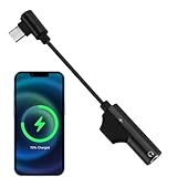 USB-C-Kopfhörer-Adapter mit Ladung, 2-in-1 USB C auf...