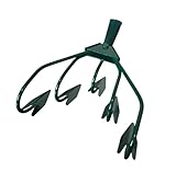 AGROHIT Gartenhacke mit 5 Zinken, Pflanzharke aus Stahl, Blumenharke mit Ø...