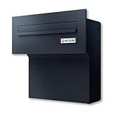 Metzler Durchwurfbriefkasten | Mauerdurchwurf-Briefkasten | mit...