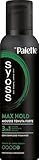 Syoss Max Hold Mousse Palette, starker Halt, 250 ml, 3-in-1-Schaum, lockig,...