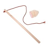 Gatuida Traditioneller Holz mit Peitschenseil Leichtes Gyro für Outdoor...