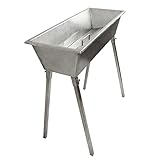 Mangal Grill 80x34cm Edelstahl 2mm Holzkohlegrill Schaschlik Standgrill...