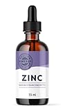 Vimergy Zink Tropfen - Reisegröße - 55 ml – 27 Portionen – Flüssiges...