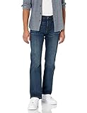 Amazon Essentials Herren Bootcut-Jeans mit gerader Passform, Dunkle...