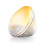 Philips HF3520/01 Wake-Up Light (Sonnenaufgangfunktion, digitales FM Radio,...