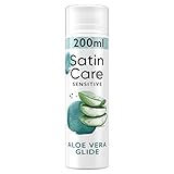 Satin Care Intimpflege Rasiergel Damen (200 ml), Gel Aloe Vera, Geschenk...