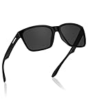 CARFIA Breiter Kopf L Herren Sonnenbrille Polarisierte UV400 Schutz für...