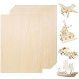 7 Stück A3 Sperrholzplatte 3mm, 42x30cm Holzplatte Lindenholz Brett Holz...