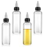 6 Stück Squeeze Flaschen Ölflasche Plastik, 100ml Squeeze Ölspender...