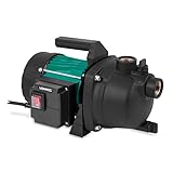 VONROC Gartenpumpe selbstansaugend - Wasserpumpe 800W, 3300l/h, 4bar -...