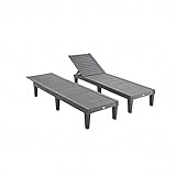 Alice's Garden - 2er Set Sonnenliegen PIA, Multipositionsliege aus...