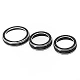 AC Radio Switch Knob Cover Replacement Pack of 3 for Jeep For Grand For...