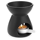 BSTKEY Keramik-Ölbrenner, Aroma-Diffusor, dekorativer Wachsschmelzbrenner...