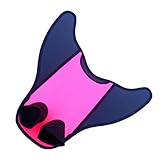 Schwimmflossen für Rundenschwimmen – einteilige Flipper Tauchflossen –...