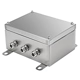 Edelstahl-Elektrogehäuse, wetterfeste Abzweigdose für sicheres...