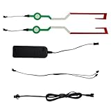 Led für Motorradhelme - Helmlampe | LED-Streifen mit 3 Modi, dekorativ...