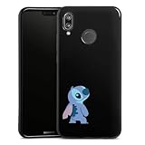 Silikon Hülle kompatibel mit Huawei P20 Lite Case schwarz Handyhülle Lilo...