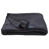 COCOON Herren Premium-Fleece Blanket Reisedecke, Dunkelgrau, One Size